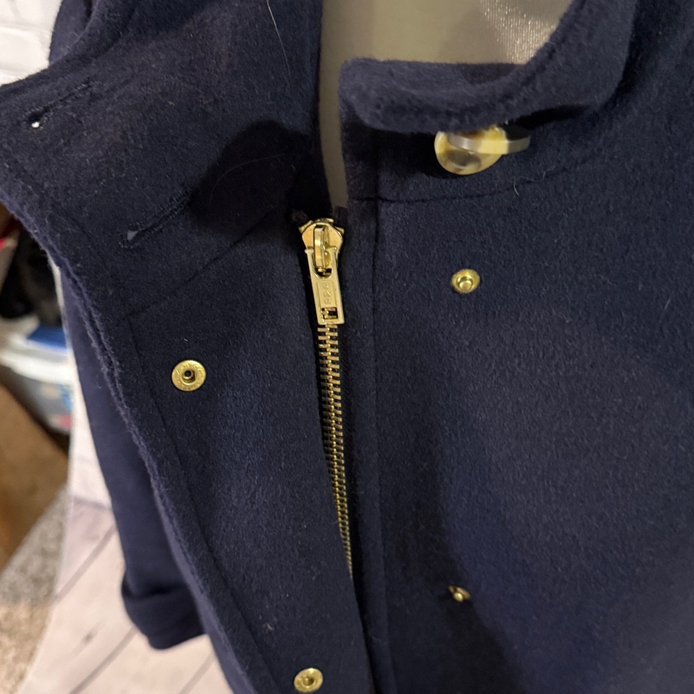 Boden Navy Wool Pea Coat - Picture 4 of 6